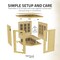 Steamspa 5-Person Carbon FAR Infrared Hemlock Wooden Indoor Sauna Room with LED Touch Control Panel SC-SS0010-0S - alternate 3